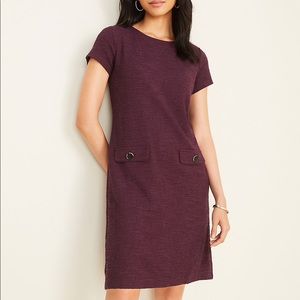 NWT Ann Taylor Textured Bottom Shift Dress
